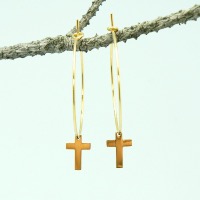 <font SIZE="+1">Boucles d'oreilles Cross </font>