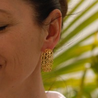 <font SIZE="+1">Boucles d'oreilles Ellipse Or</font>